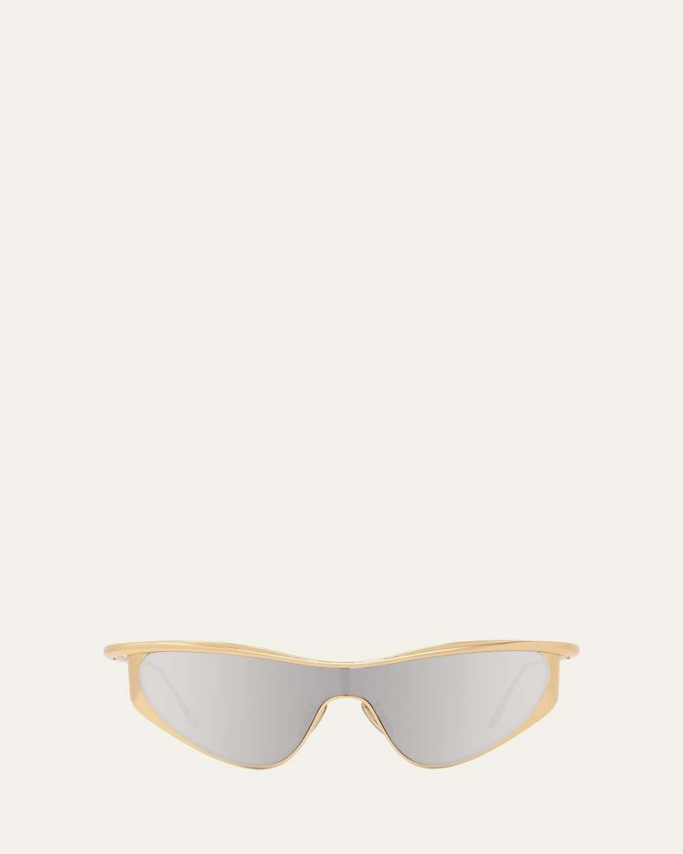 Signature Metal & Nylon Shield Sunglasses